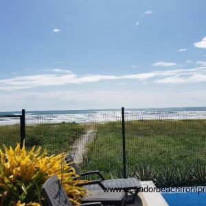 beach access from pool area