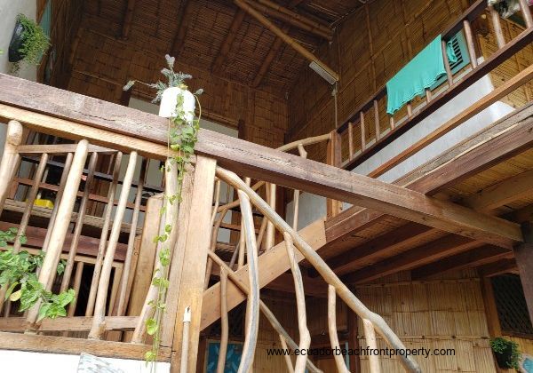 bamboo walls and ceiling