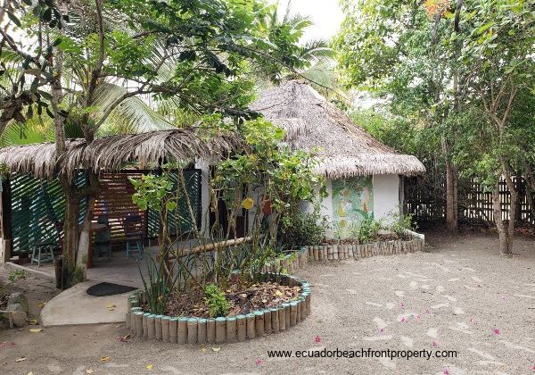 cabins with outdoor shaded space to relax