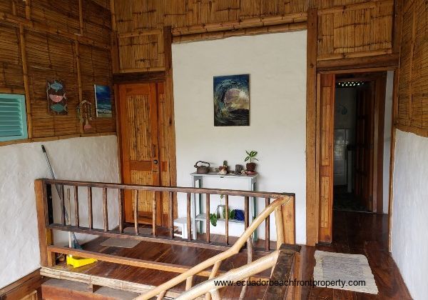 upstairs in main house