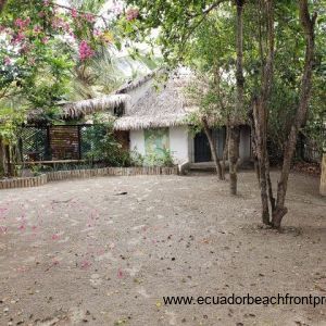 spacious grounds between guest cabins