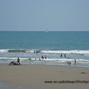 beach in front