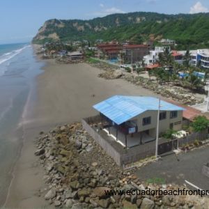 A true oceanfront home on a stunning beach