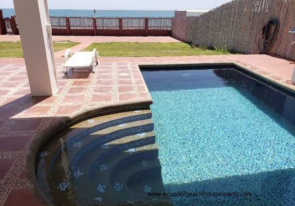 Ocean view swimming pool