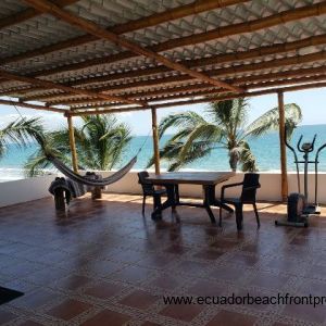Expansive oceanfront terrace on the 3rd level