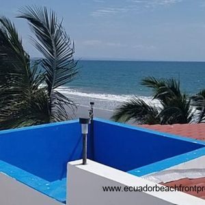 Heated tub with an ocean view on 4th level rooftop terrace