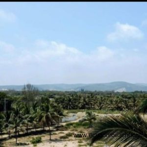 Countryside views from the upper terrace