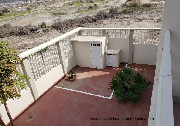 View into patio