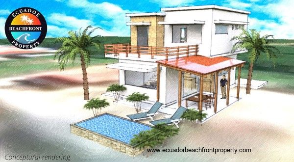 House on the beach in Ecuador