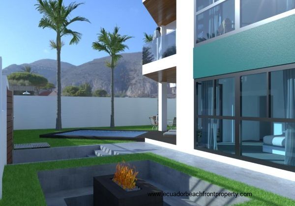 patio and pool