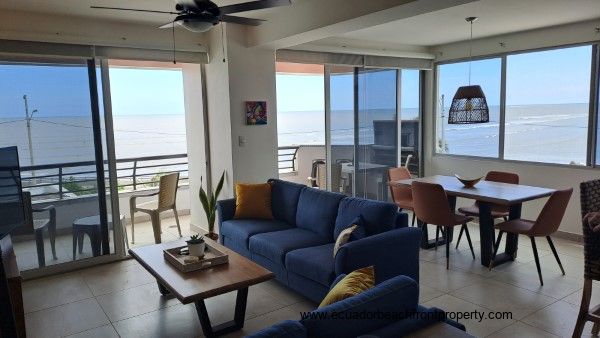 Oceanfront condo for sale in Ecuador