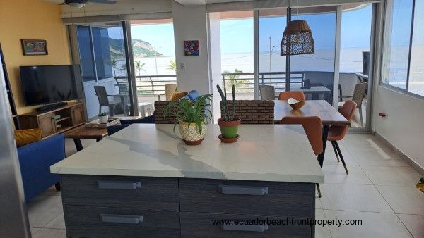 Beachfront condo for sale in Ecuador