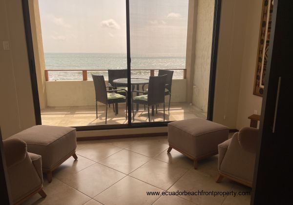 Beachfront condo rental in Ecuador