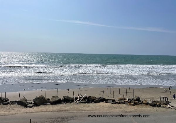 A view of the ocean from the property