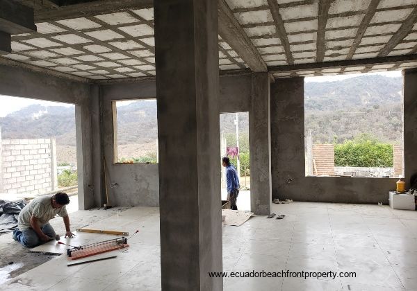 San Clemente, Ecuador home construction