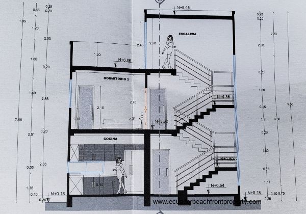 Section view B