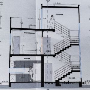 Section view B