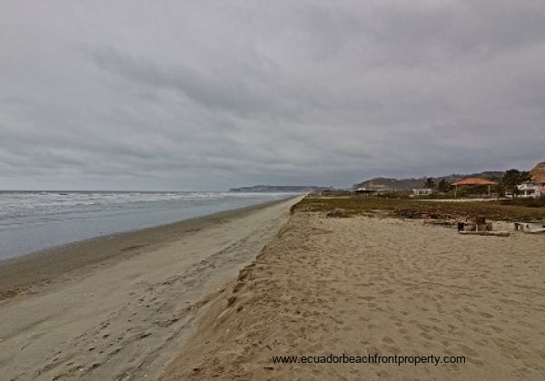 Beach looking north