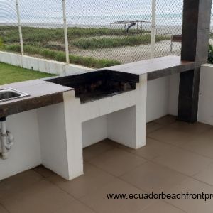 outdoor grill area