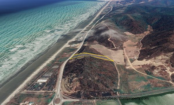 Ocean view land for sale near Canoa, Ecuador