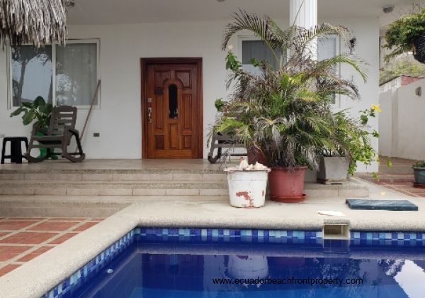 porch and pool