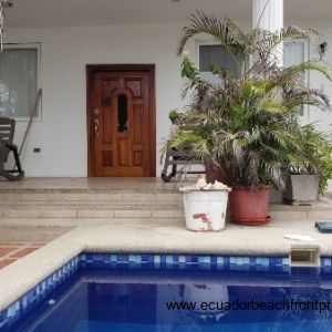 porch and pool