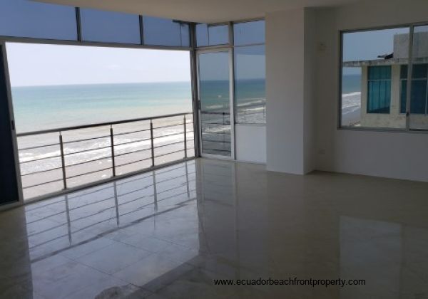 3rd floor living area with sliding doors