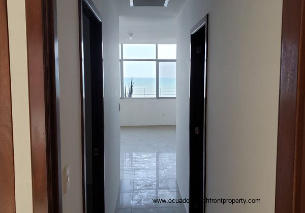 1st floor bedroom hall facing the ocean