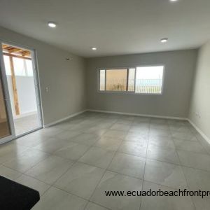 looking towards living area from kitchen