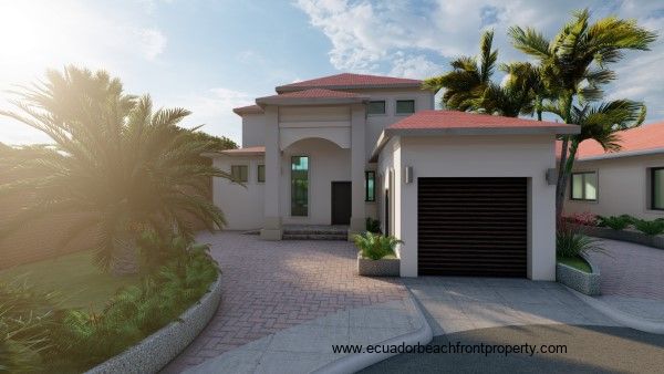 Gated community on the beach in Ecuador Estrella del Mar beachfront home in Ecuador