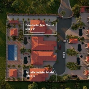 Locations of the Estrella del Mar models