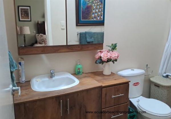 Ensuite bath in second bedroom