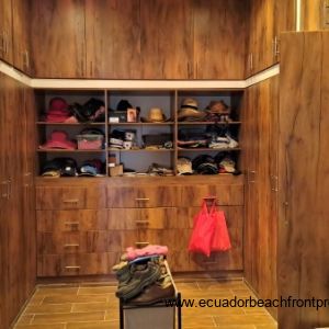 Large walk-in closet with ample storage