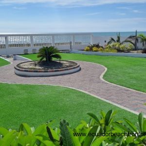 Extensive oceanview lawn