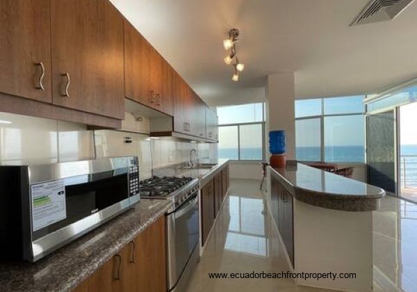 Beachfront condo for sale in Ecuador