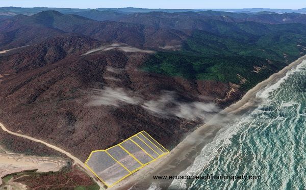 Beachfront land for sale in Pajonal, Ecuador
