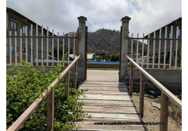 Ramp leading down to the beach