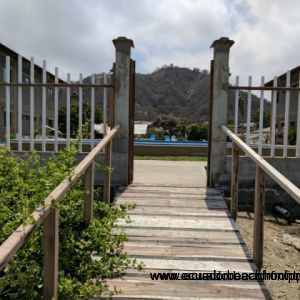 Ramp leading down to the beach