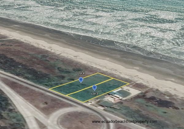 Beachfront lots for sale in Ecuador