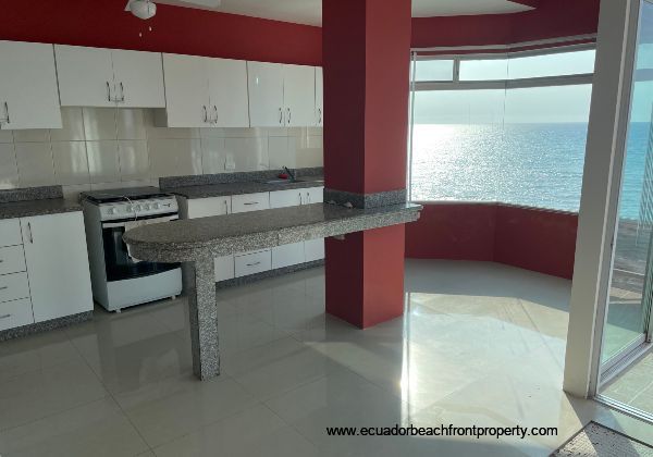 Beachfront condo in Ecuador