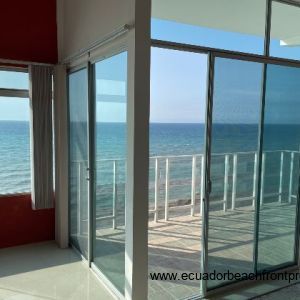 Crucita Beachfront Condo with Uninterrupted Ocean Views