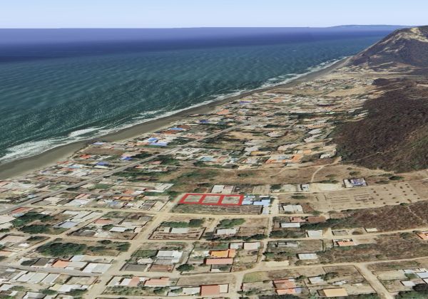 land near the ocean in Ecuador