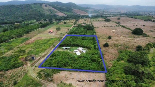 Forested land for sale near the beach