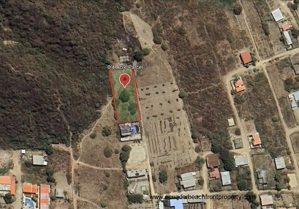 Land for sale near the beach in Ecuador