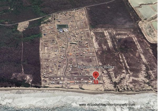 Beachfront location within the Mirador San Jose gated community