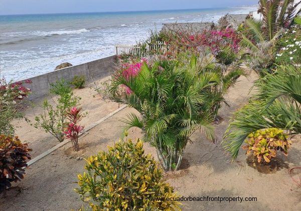 Beachfront house for sale in Ecuador