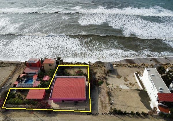Beachfront Home for Sale in Crucita