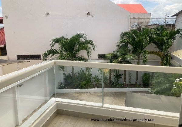 Backyard balcony