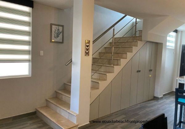 Stairs to second level