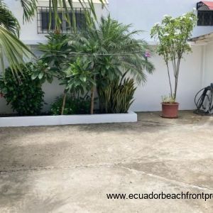 spacious backyard patio